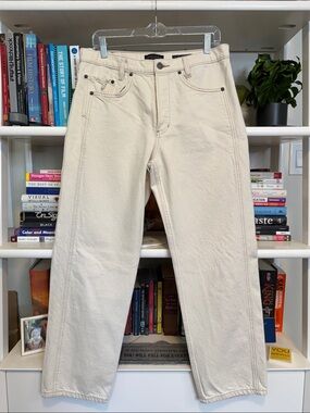 Banana Republic, High-Rise Straight Jeans, Size 30